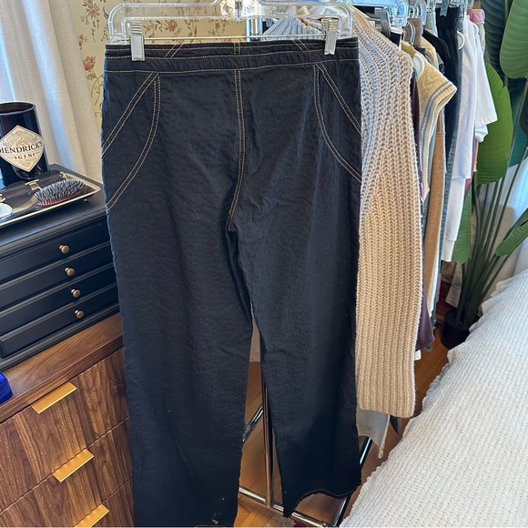 Vintage Krizia Jeans black pants sz 8 - Picture 8 of 10